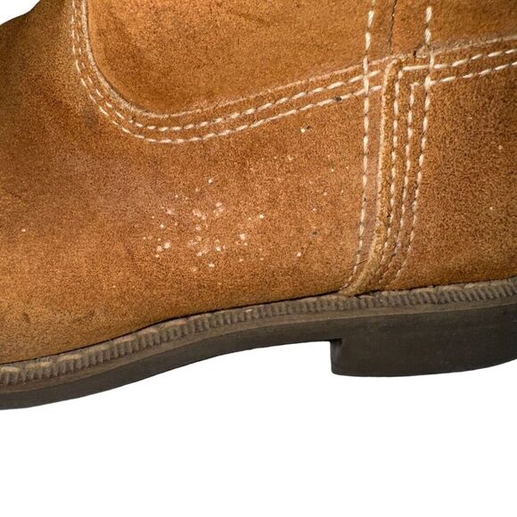 Honchos Boots Brown Suede Leather Boots Men's Size 6.5 Soft Boots Oil Resistant - Picture 12 of 14